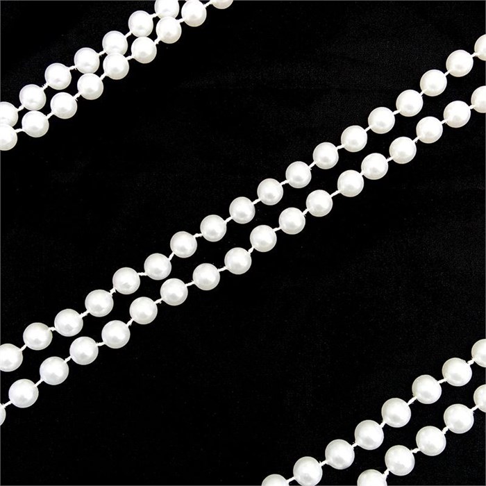 Бусы на елку Жемчужные 18мм*3м 183063