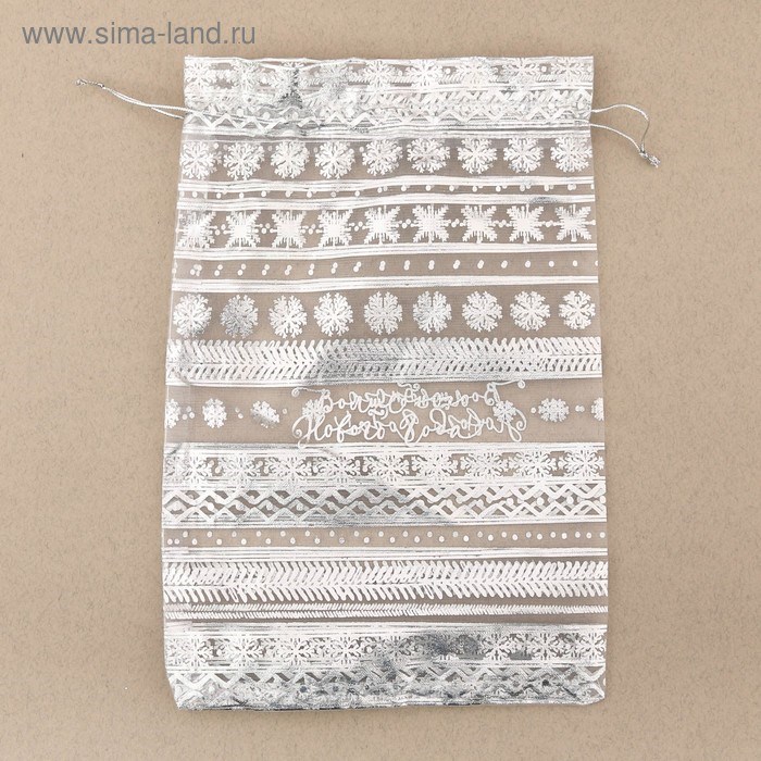 Мешочек органза Волшебного Нового Года 16*24см 3512400 3512400