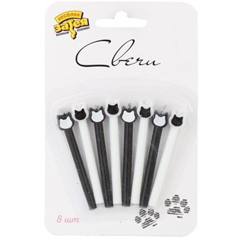 Свечи для торта Котики 6см 8шт 1502-4853