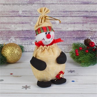 Мешок для подарков Новый год с пуговкой 2172583 2172583