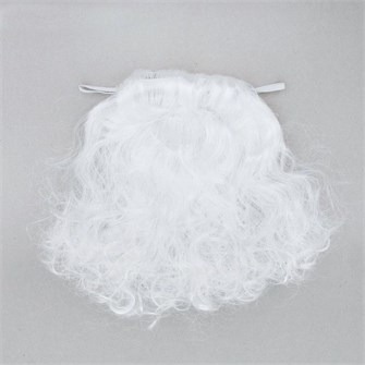 Борода Дед мороз на резинке 30 грамм 26см 1115981 1115981