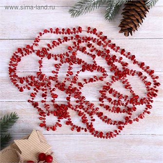 Бусы на елку 2,7м ассорти 905736 905736
