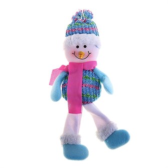 Мягкая игрушка в вязанном свитере 20см Снеговик 719697 719697