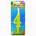 Свеча Цифра 4 Разноцвет 3104