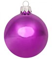 Набор шаров пластик d-8,5см 3шт Фиолетовый ТН85102 ТН85102